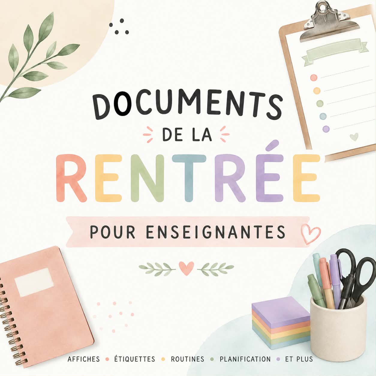 Documents de la rentrée