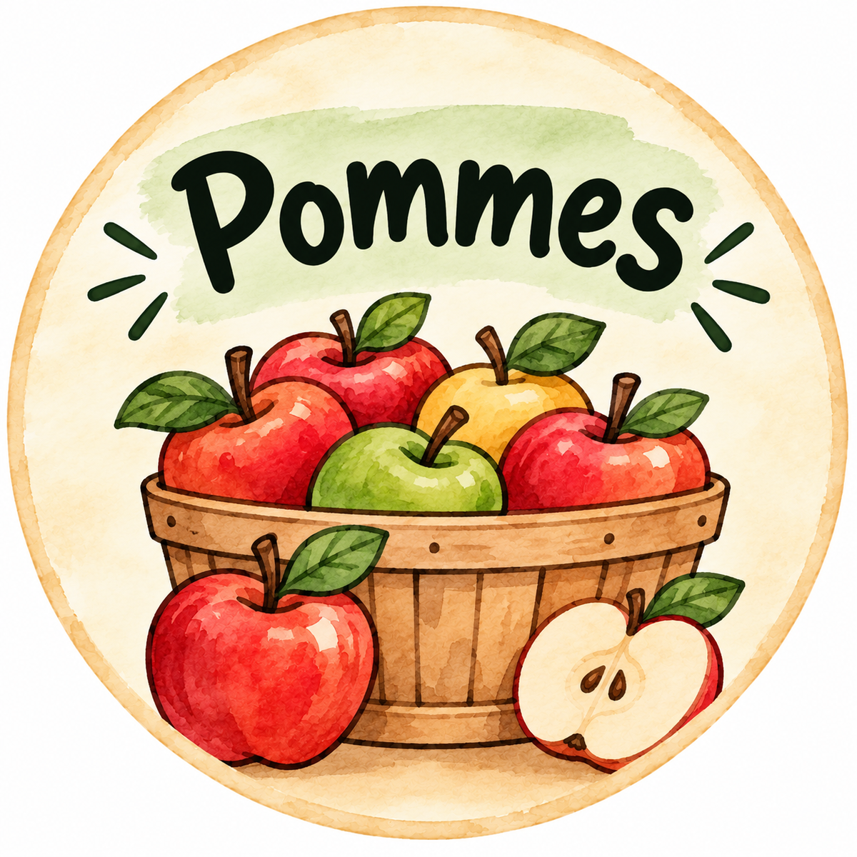 Pommes et automne
