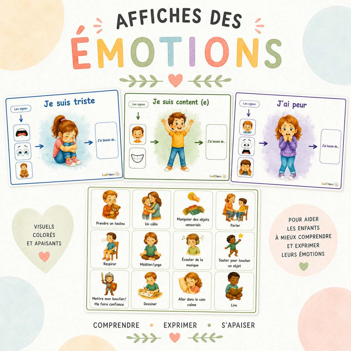 Affiches des émotions