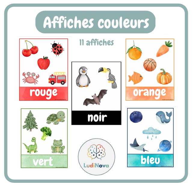 Affiches - Les couleurs