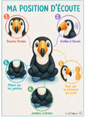 Affiche - Position d'écoute - Toucan