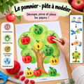 Le pommier – pâte à modeler