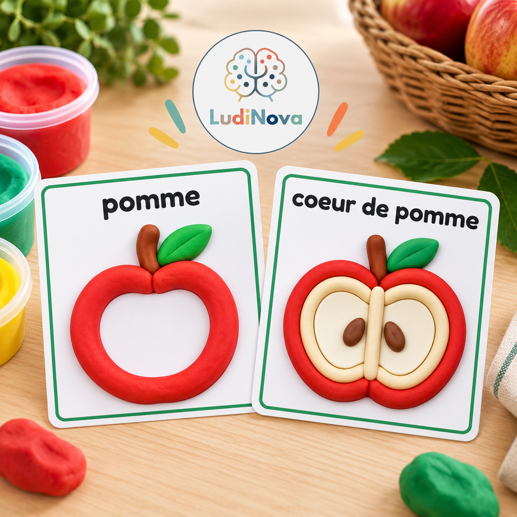 Ensemble thématique pommes