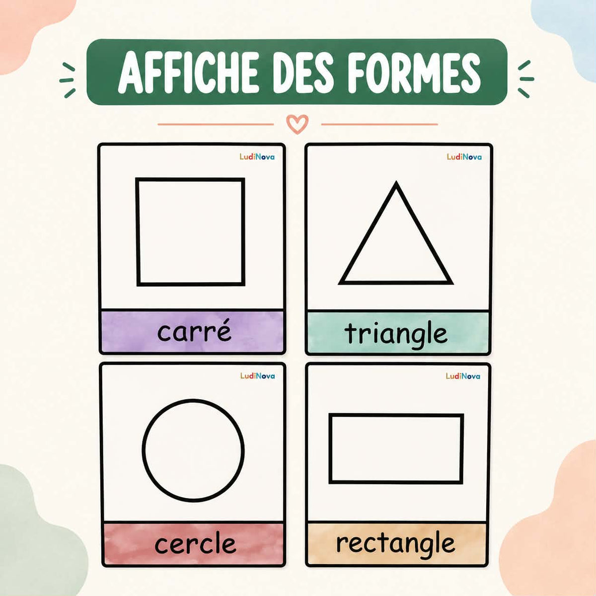 Affiches - Formes géométriques