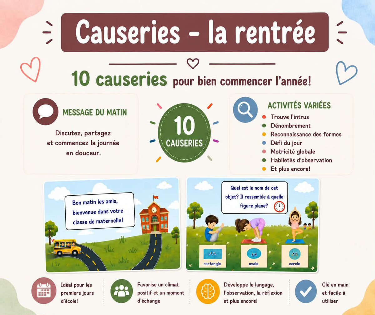 Causeries – La rentrée