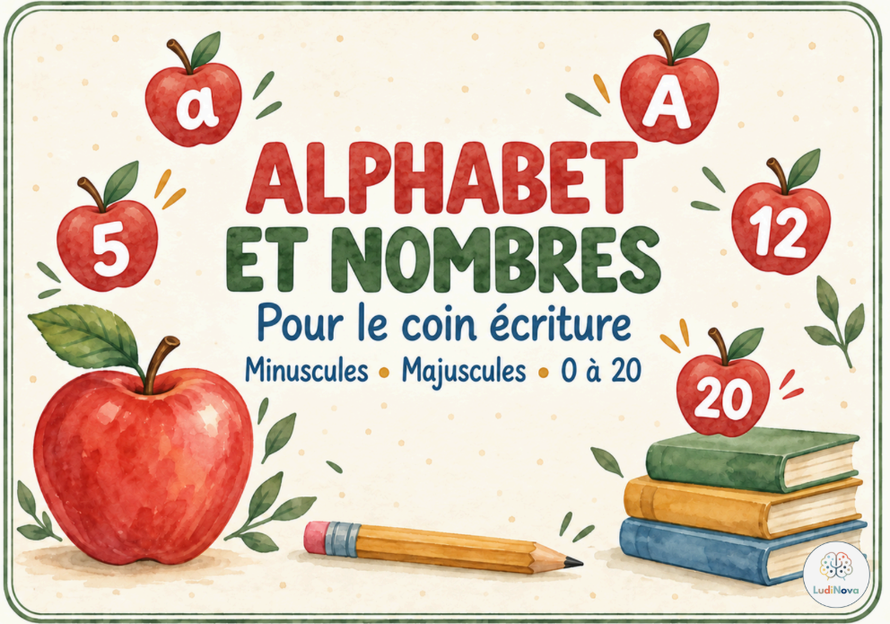 Ensemble thématique pommes